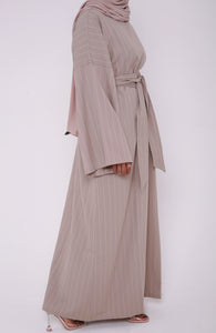Beige Maysa Closed Abaya
