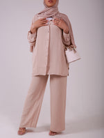 Load image into Gallery viewer, Beige Co-ord Set
